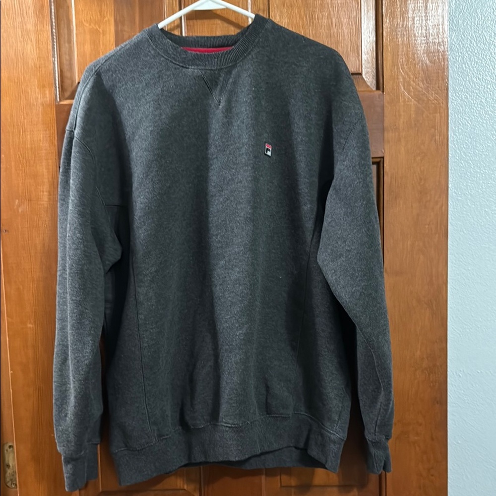 Fila Men's Dark Gray Crewneck sweatshirt